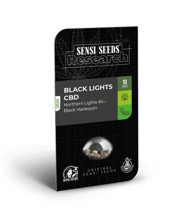 Black Lights CBD Auto Feminised Seeds by Sensi Seeds Research