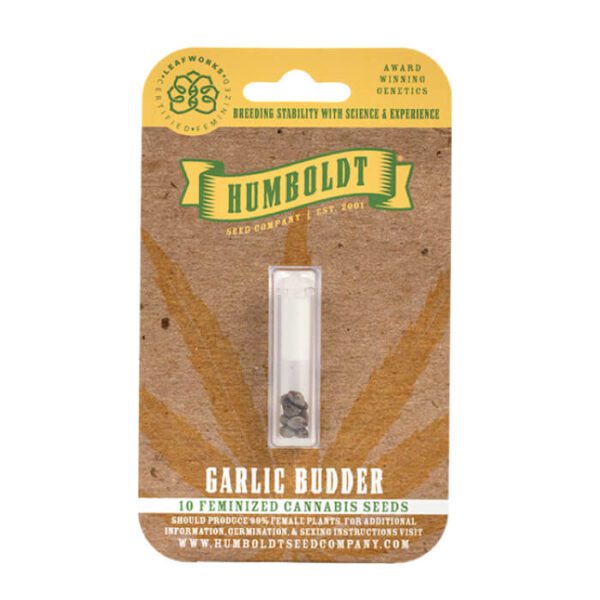 Garlic Budder Feminised Seeds by Humboldt Seed Co.