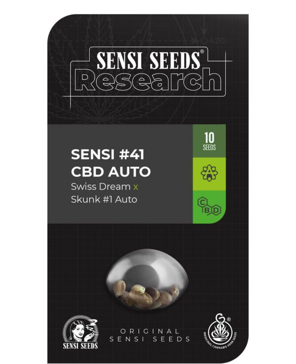 Sensi #41 CBD (Swiss Dream x Skunk #1 Auto) Auto Feminised Seeds by Sensi Seeds Research